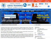 Tablet Screenshot of lerus-training.com